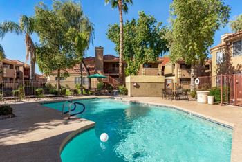 Two refreshing swimming pools and spa